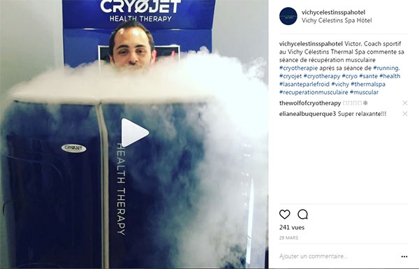 Cryotherapie corps Vichy