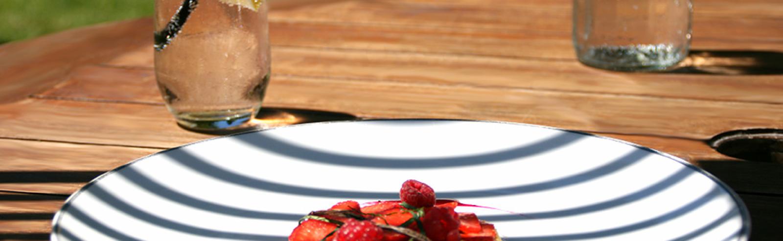 Recette compotée de rhubarbe aux fraises, recette chef cuisinier